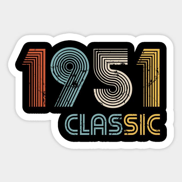 1951 classic 68 years old birthday